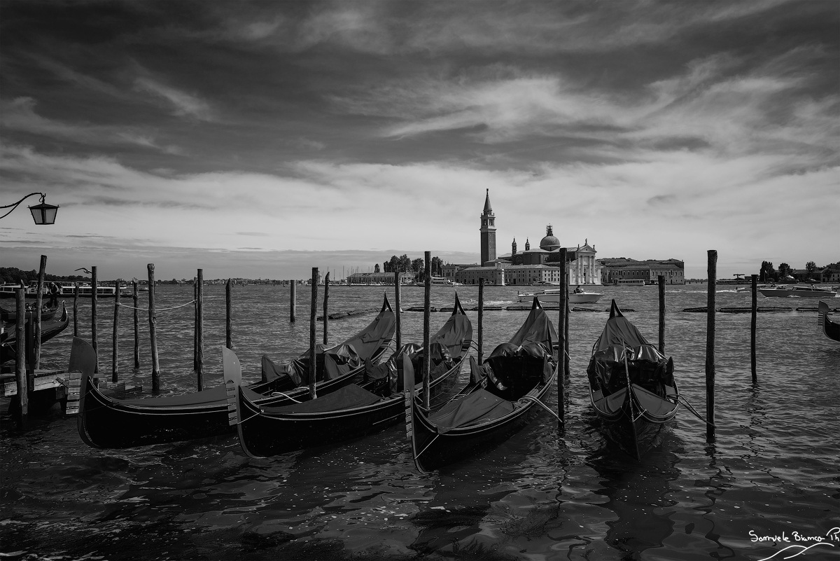 Venice - Gondolas and the Basilica of St. George