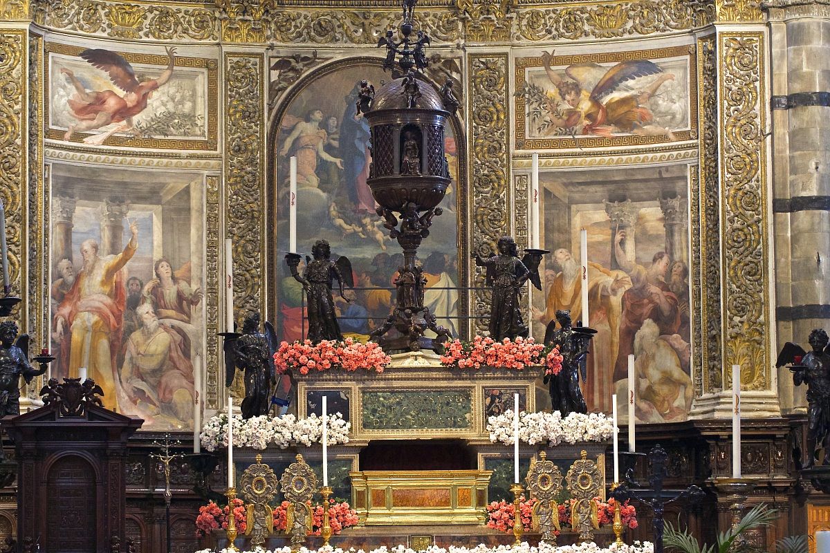 Altar of the Cathedral of Santa Maria Assunta Siena