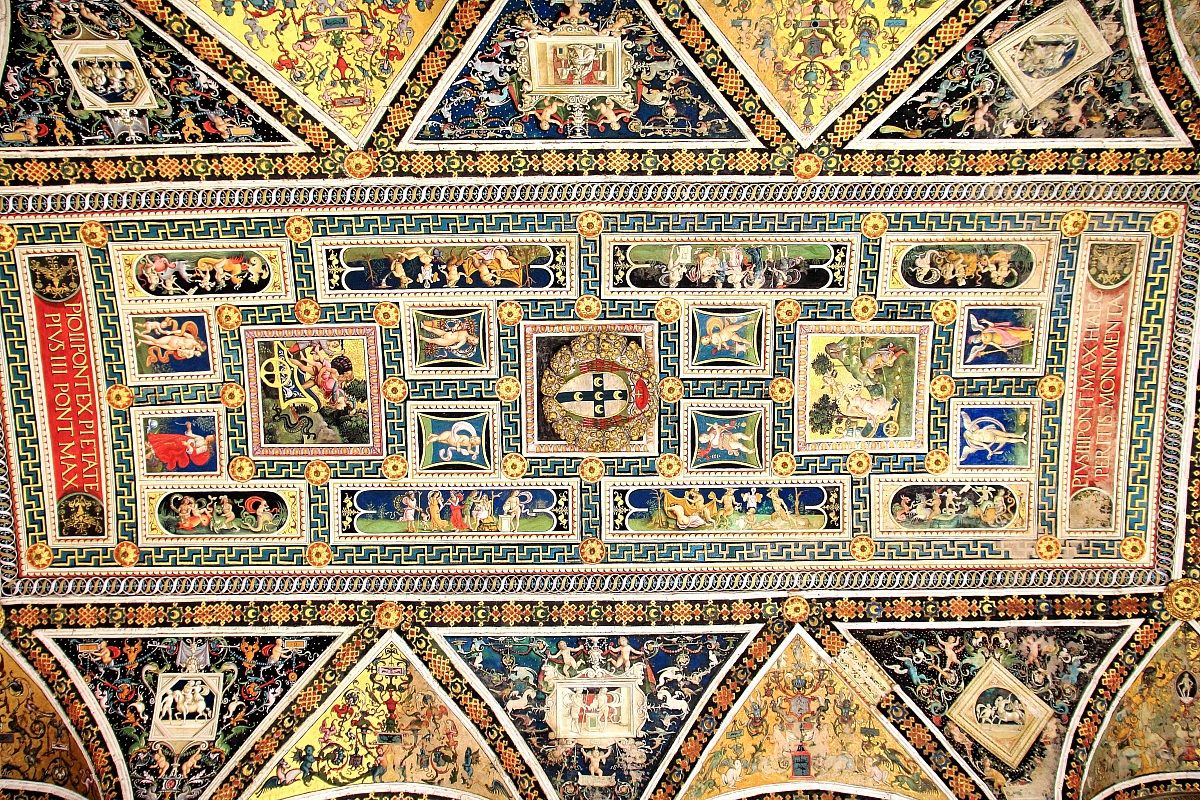 room ceiling books siena