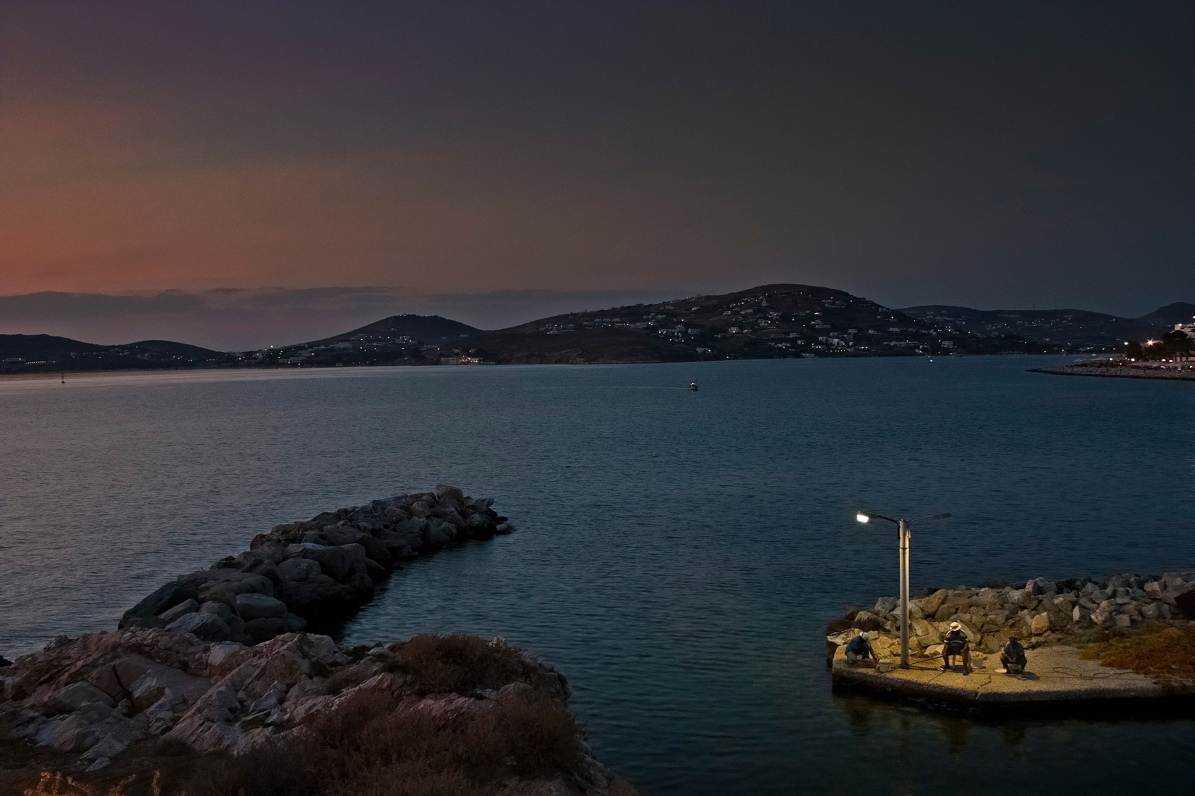 La notte è venuta. Parikia-Paros / Grecia