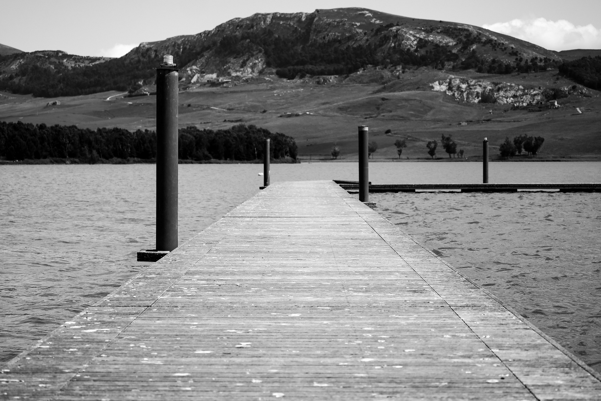 Pontile, Lago Piana degli Albanesi