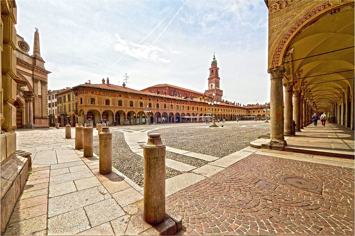 Piazza Ducale in Vigevano-