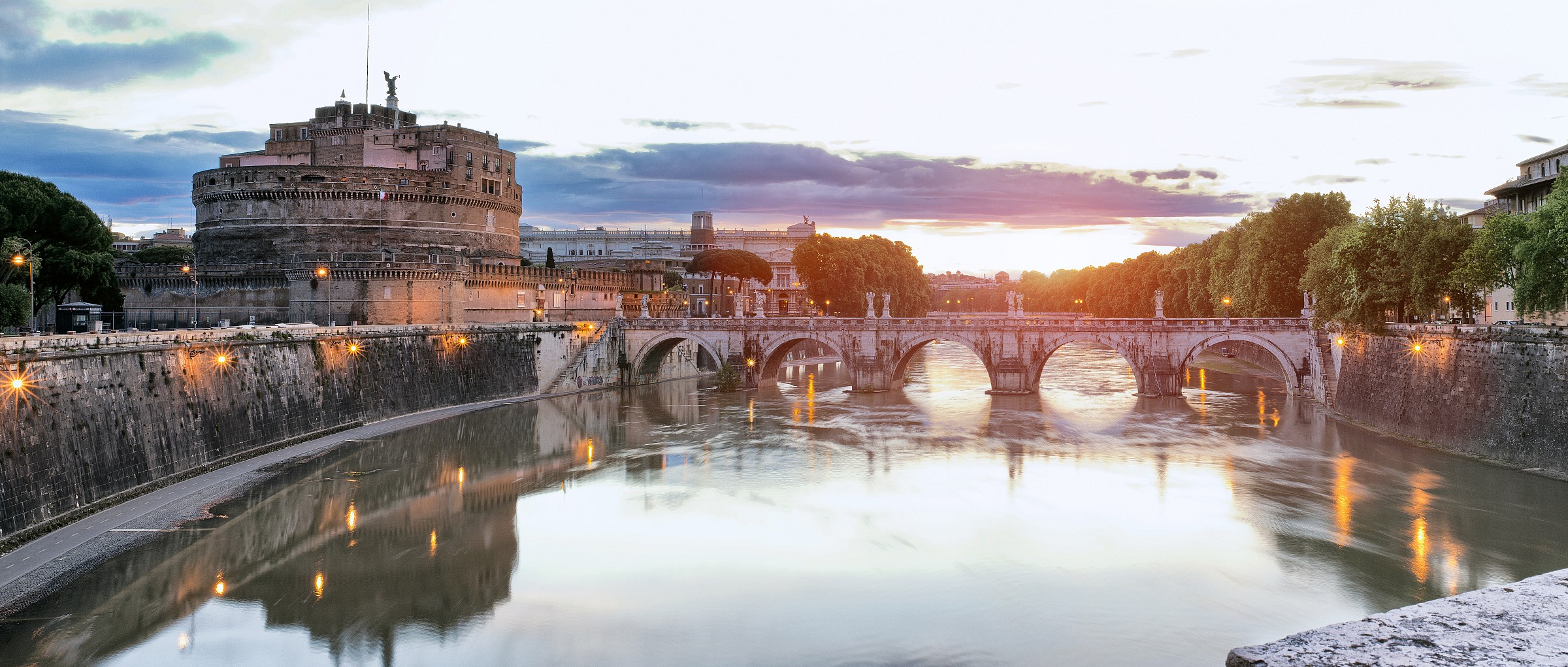 Sunrise on Castel Sant'Angelo