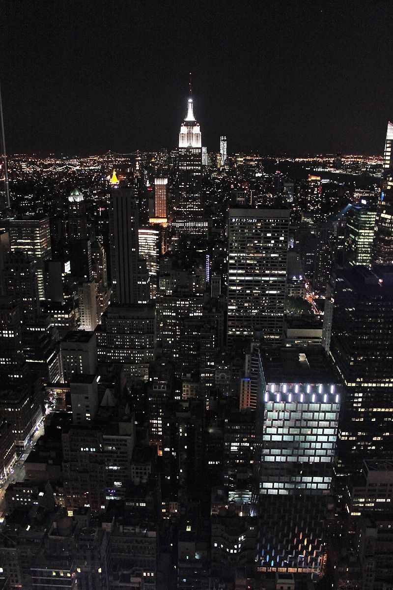 from top of the rock  NY