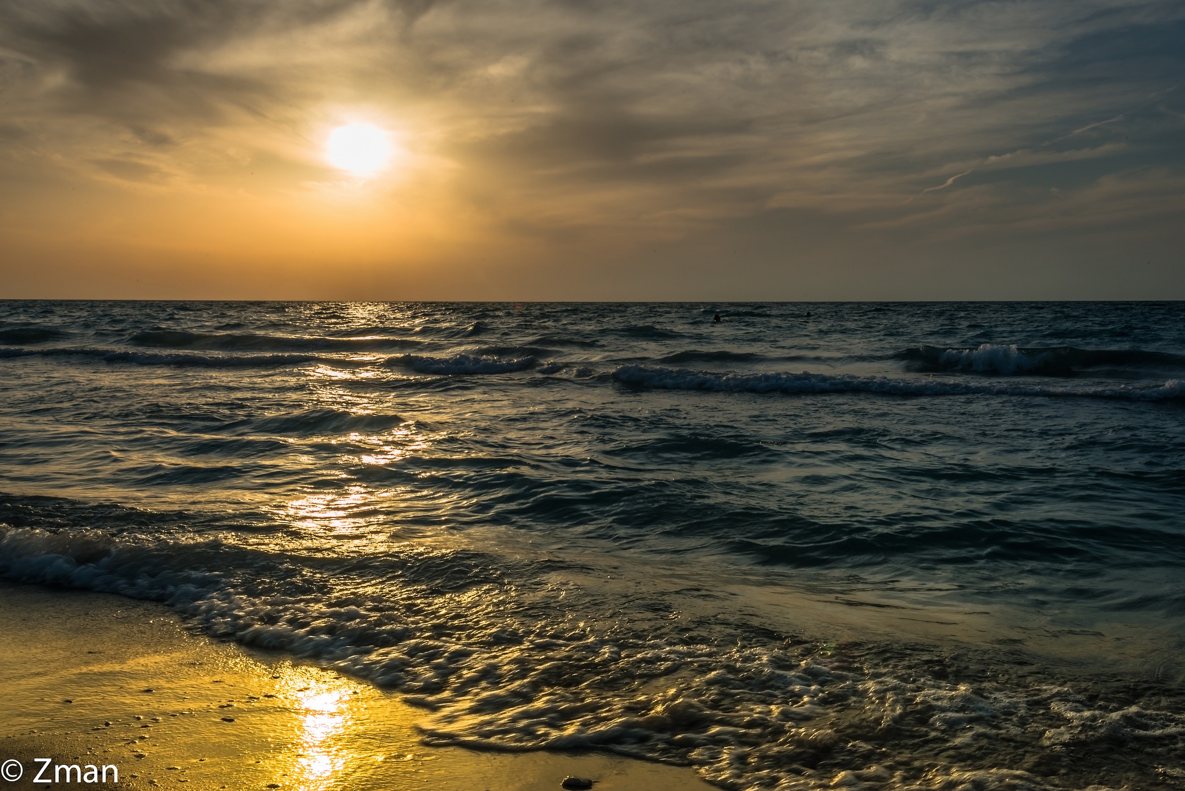Saadiate Beach at Sunset