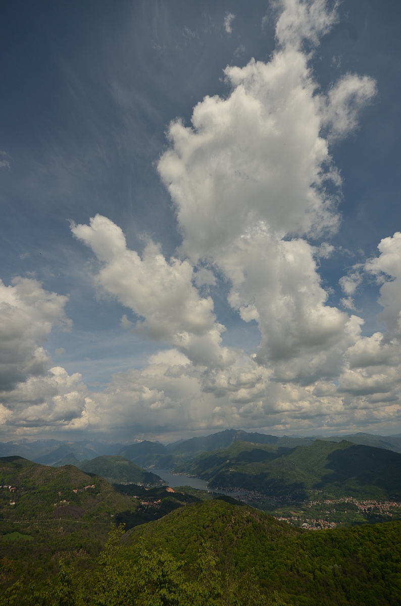 Lake Lugano from Poncione Ganna