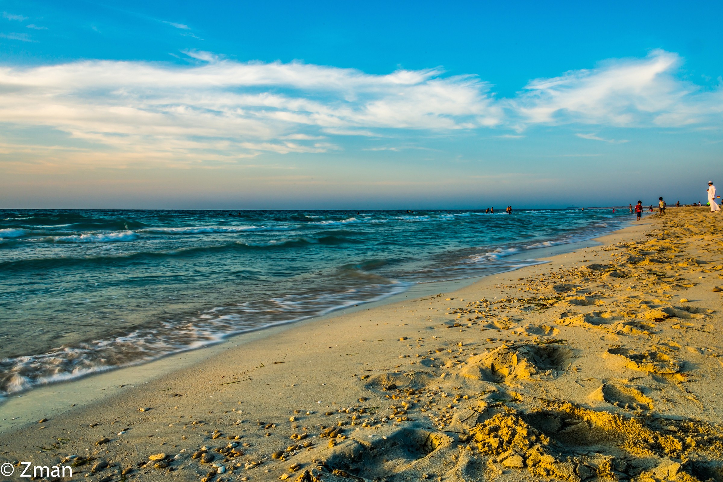 Saadiate Beach at Sunset