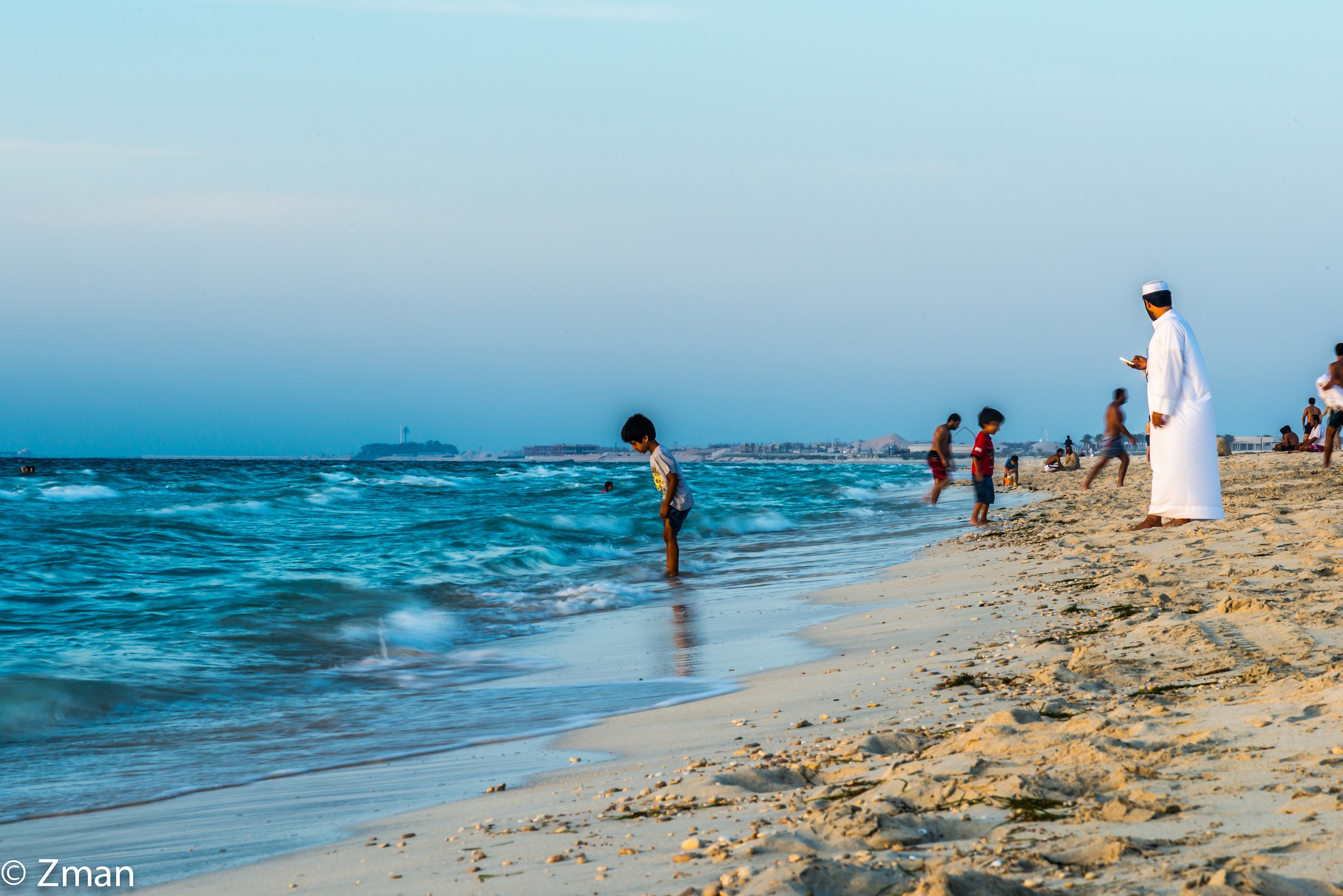 Saadiate Beach at Sunset