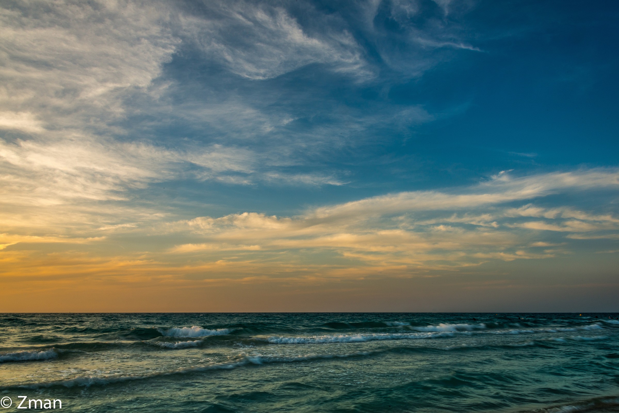 Saadiate Beach at Sunset