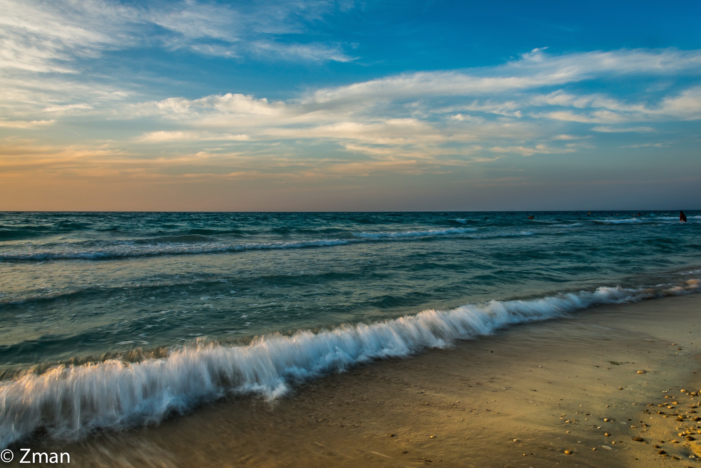 Saadiate Beach at Sunset