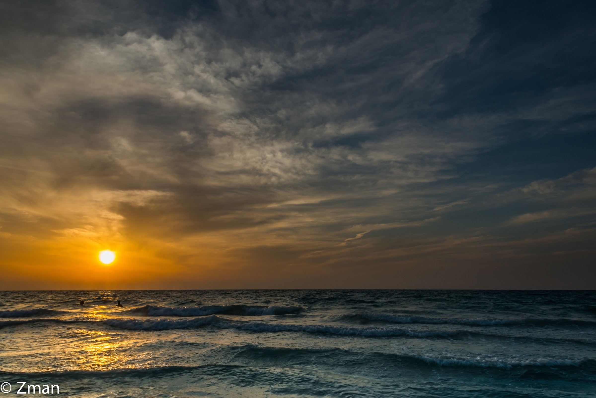 Saadiate Beach at Sunset
