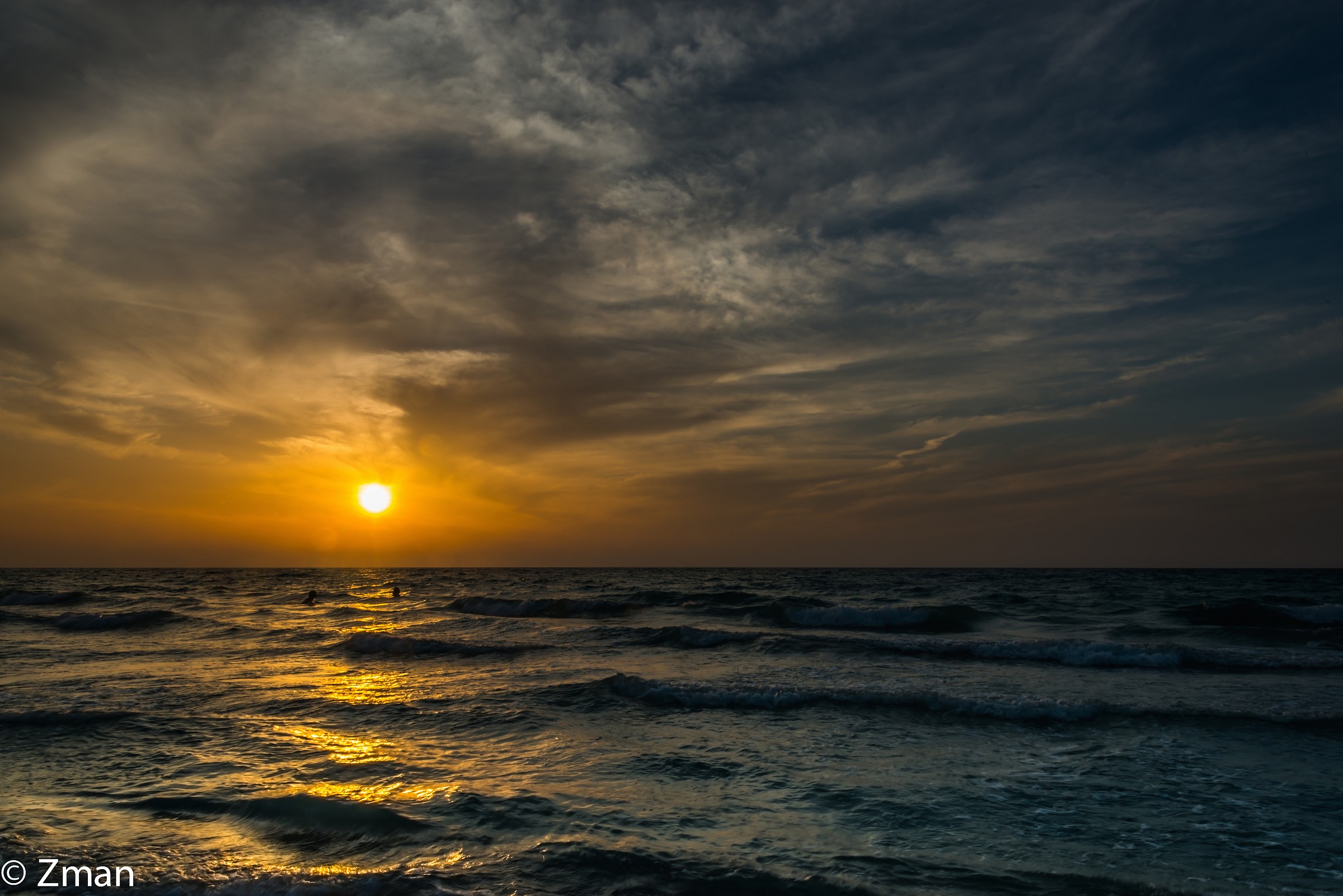 Saadiate Beach at Sunset