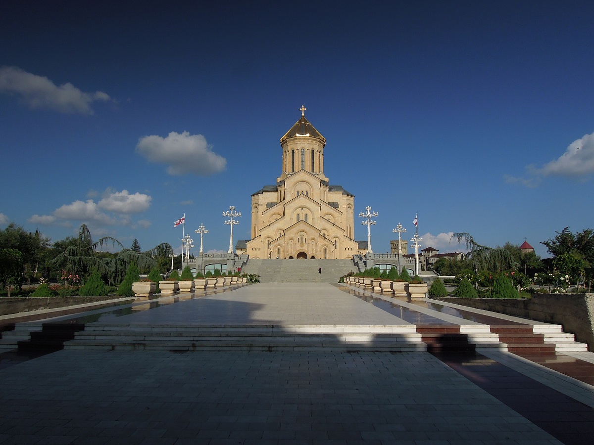 Tbilisi, Georgia, Cathedral SS. Trinita '(Sameba)