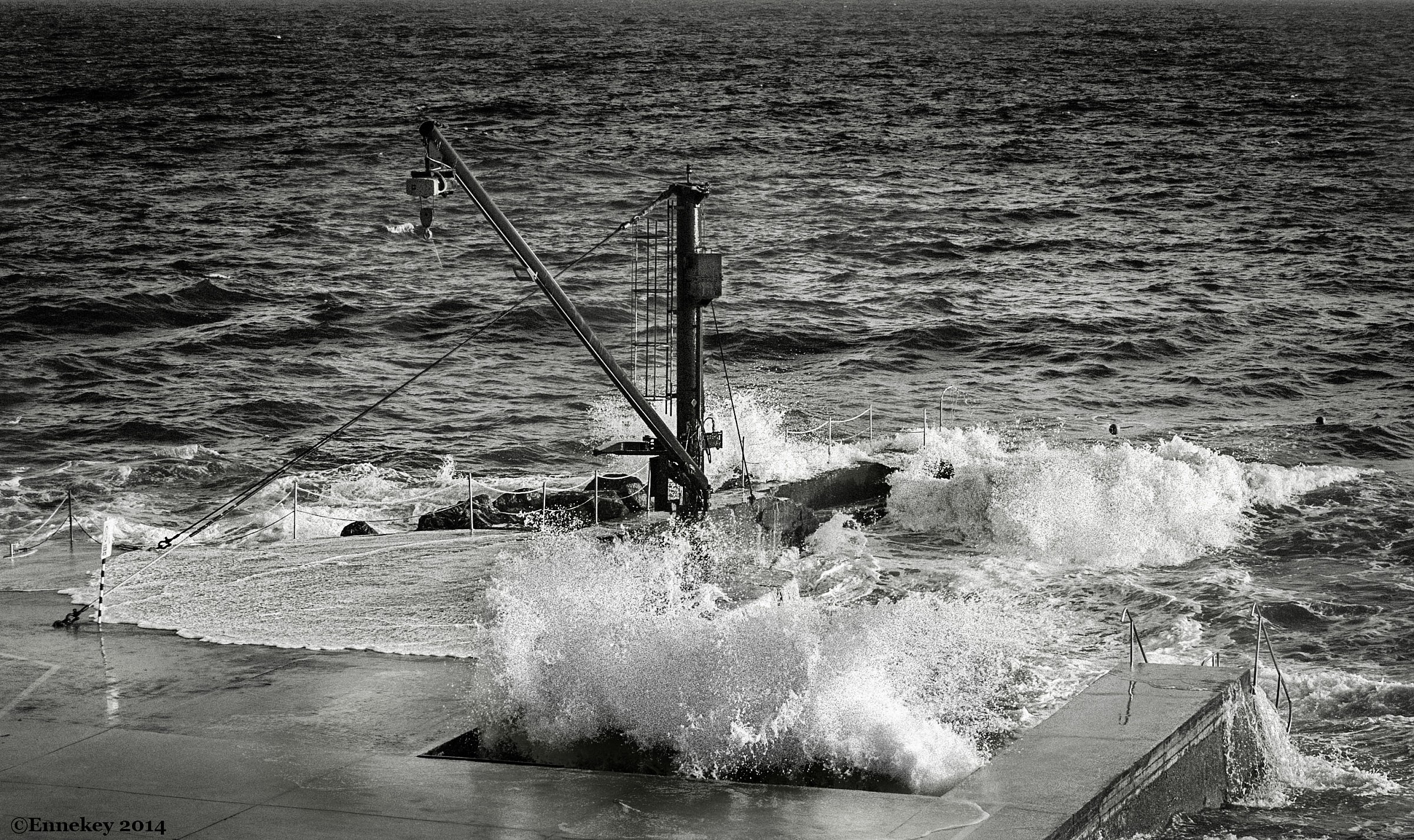contrasts on the pier