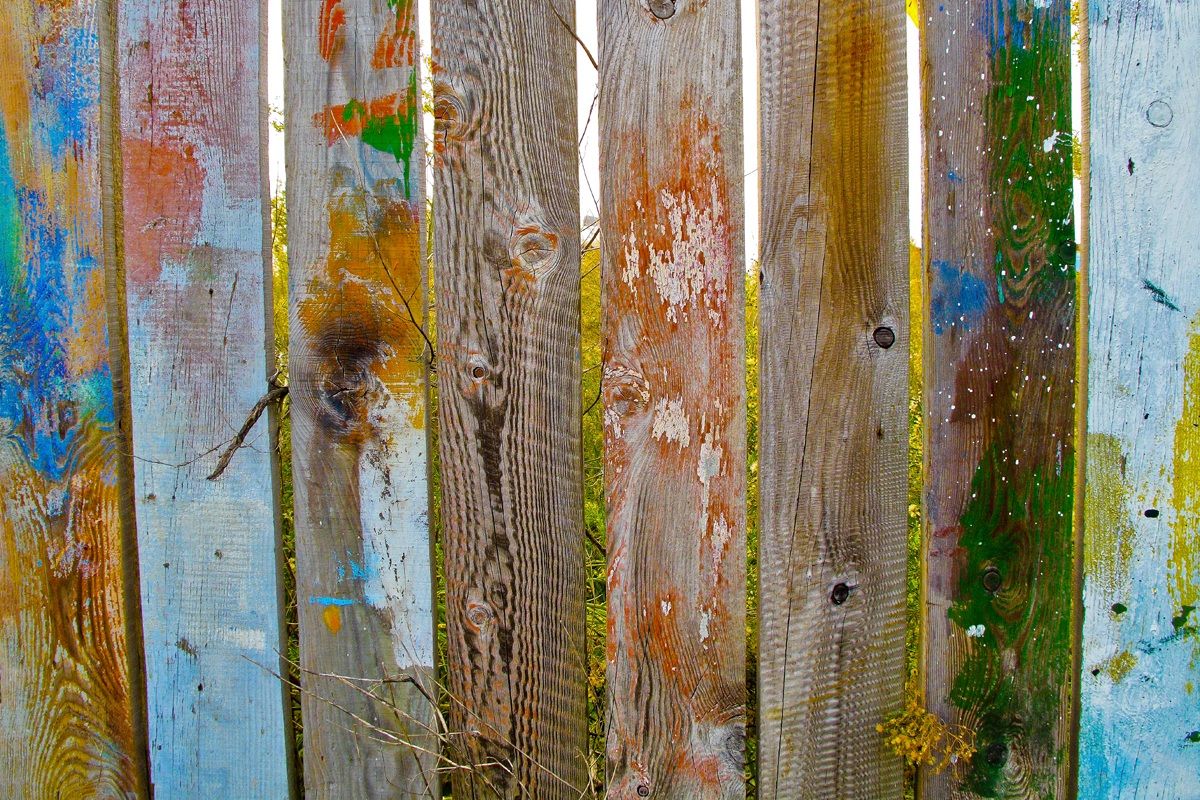 Steccato in arte pop