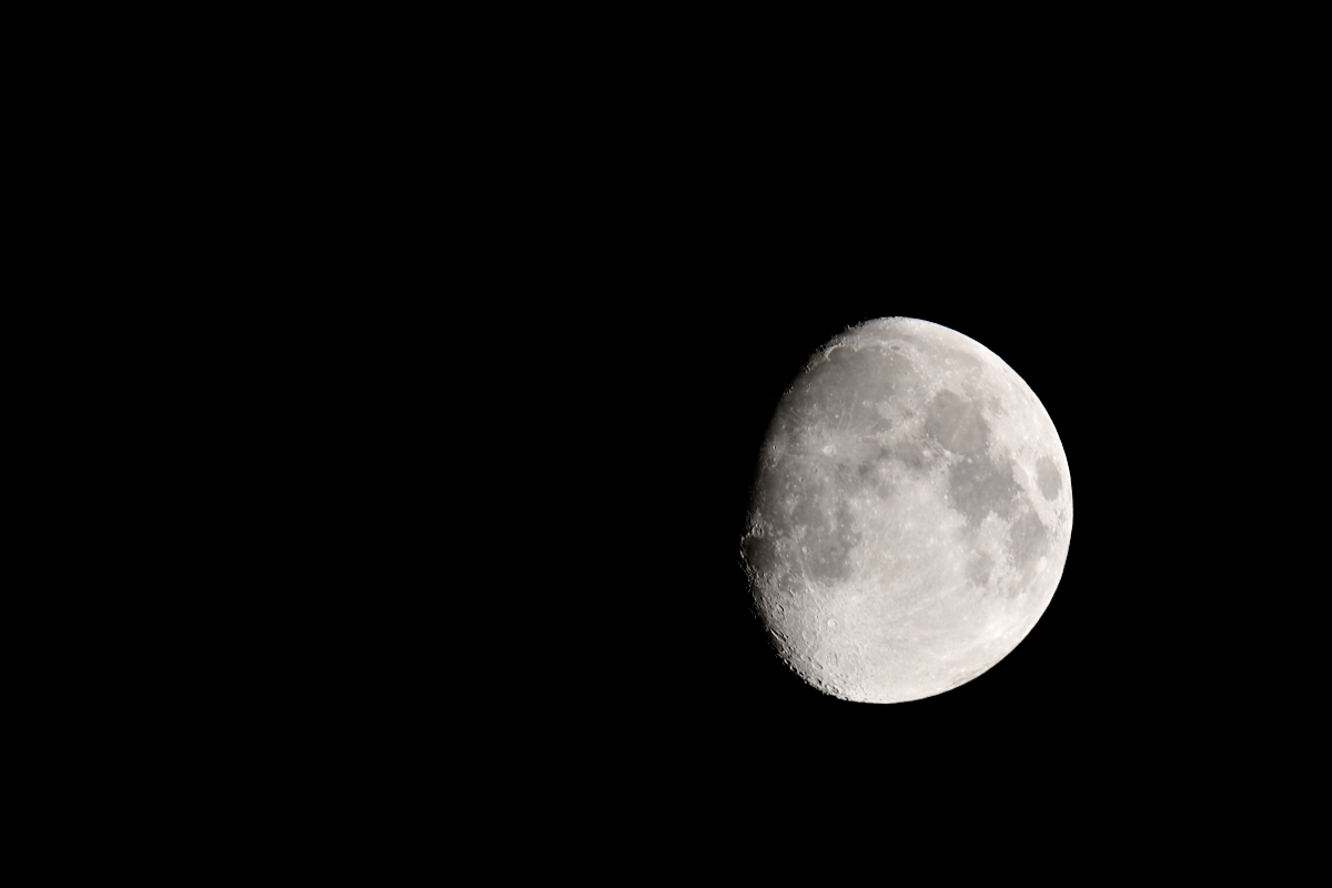 Luna a ponente, luna crescente