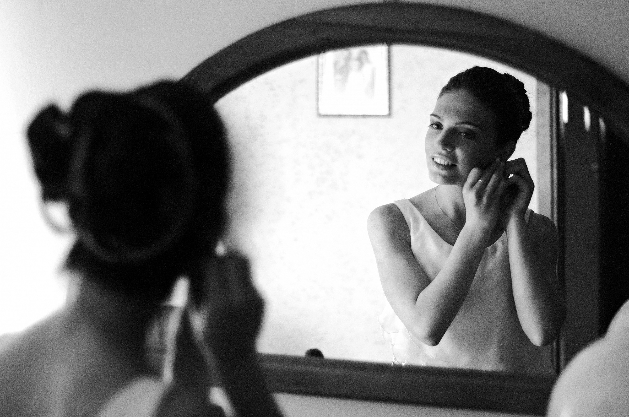 Ultimi ritocchi della sposa