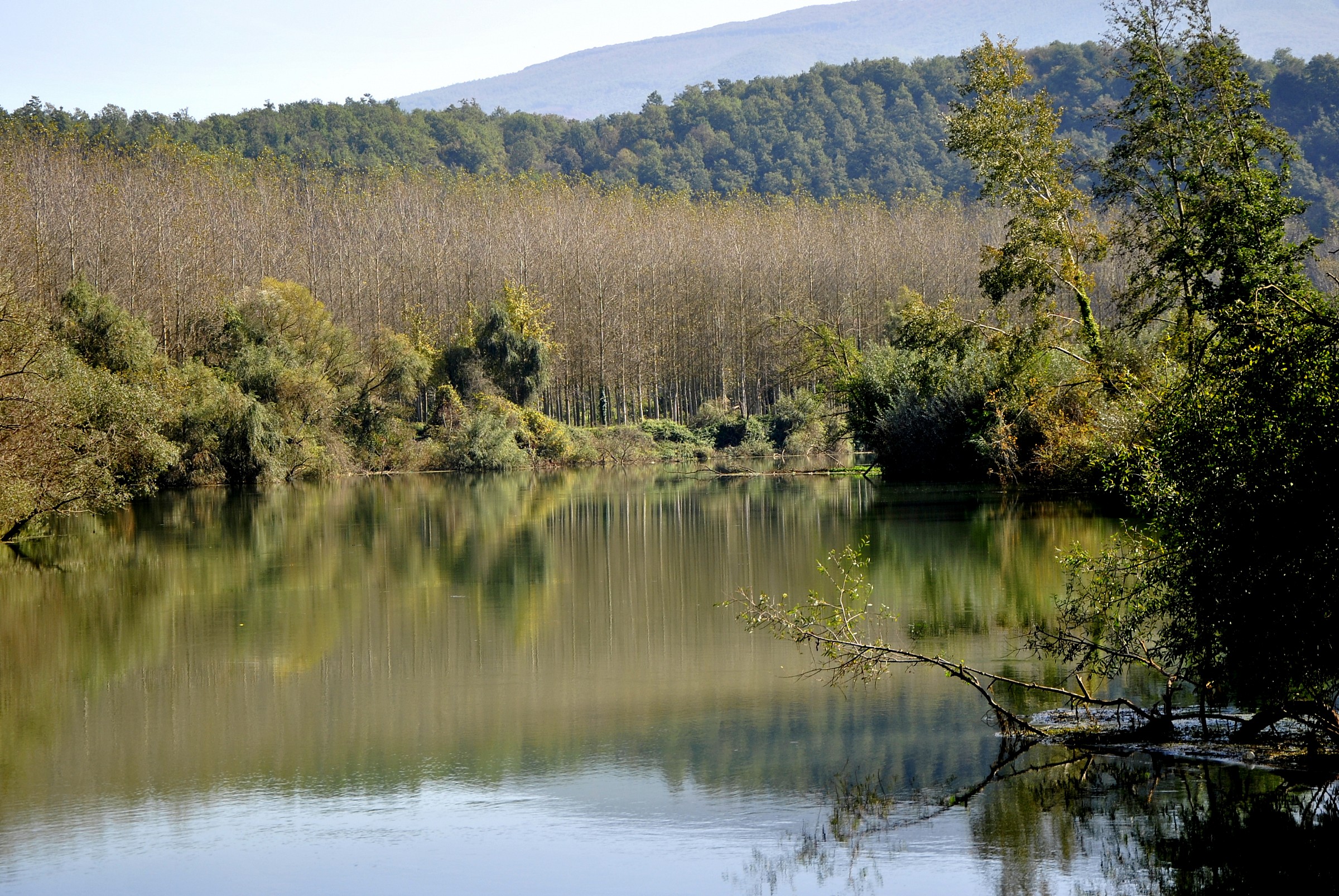 Riflessi sul fiume Garigliano...
