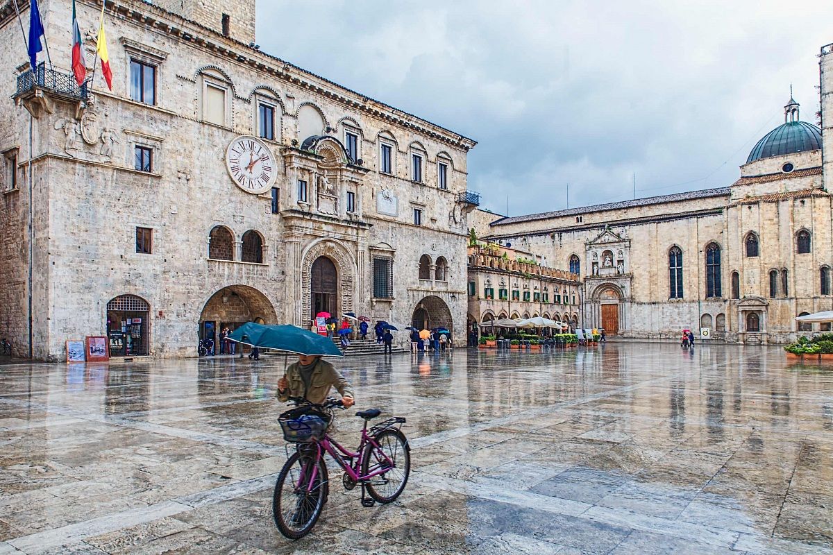 Ascoli in the rain