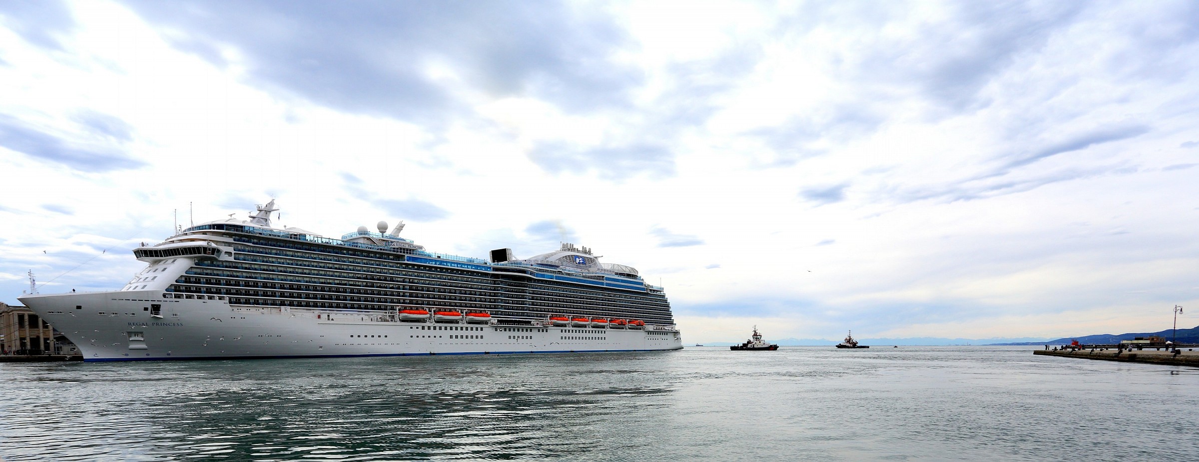 La Regal Princess è arrivata a Trieste