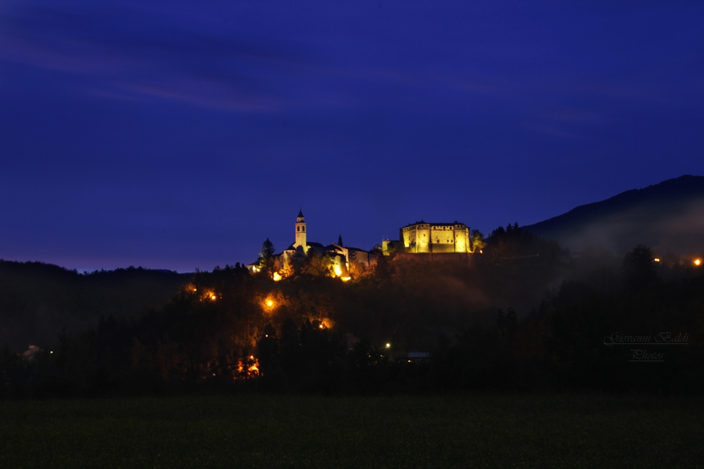 Castle at night