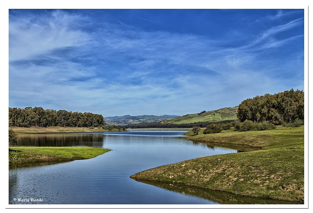 Ripresa del lago Pozzillo a Regalbuto