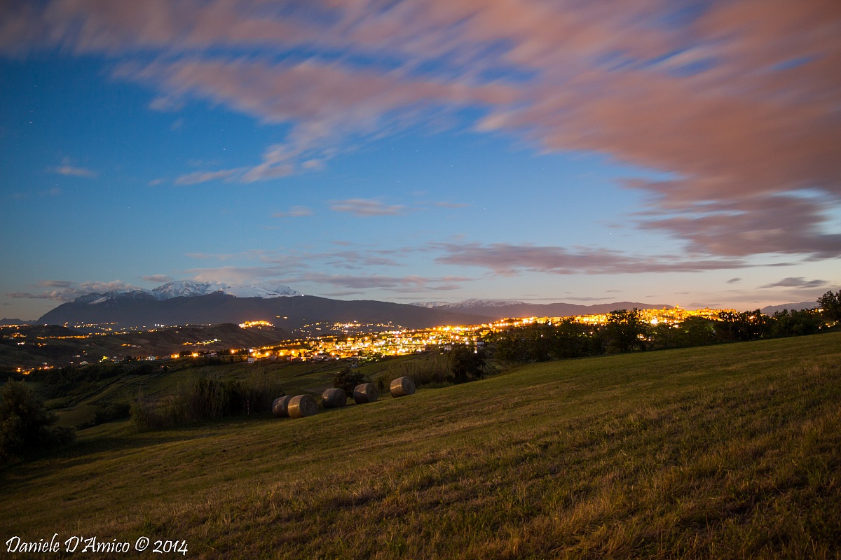 Majella after sunset