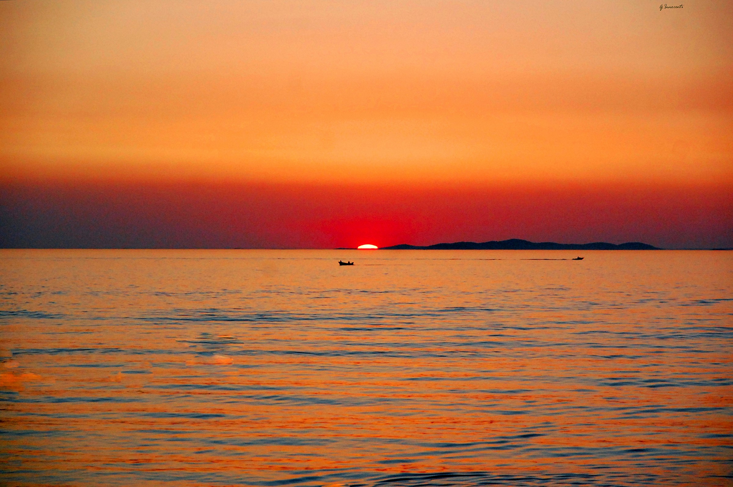 sunset croatia