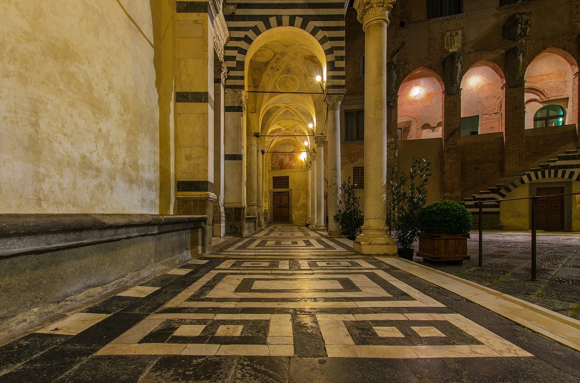 corridor in the Cathedral of St. Zeno - Pistoia