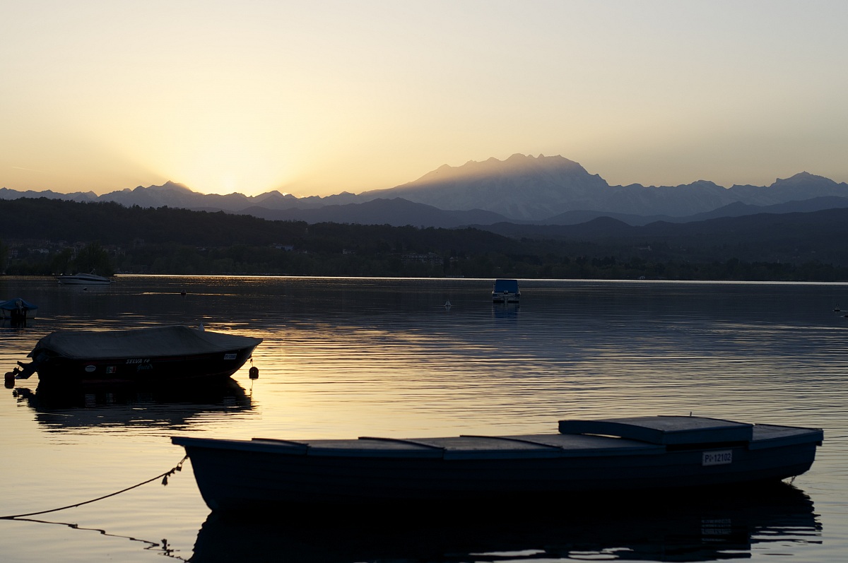 Lake Maggiore and Monte Rosa