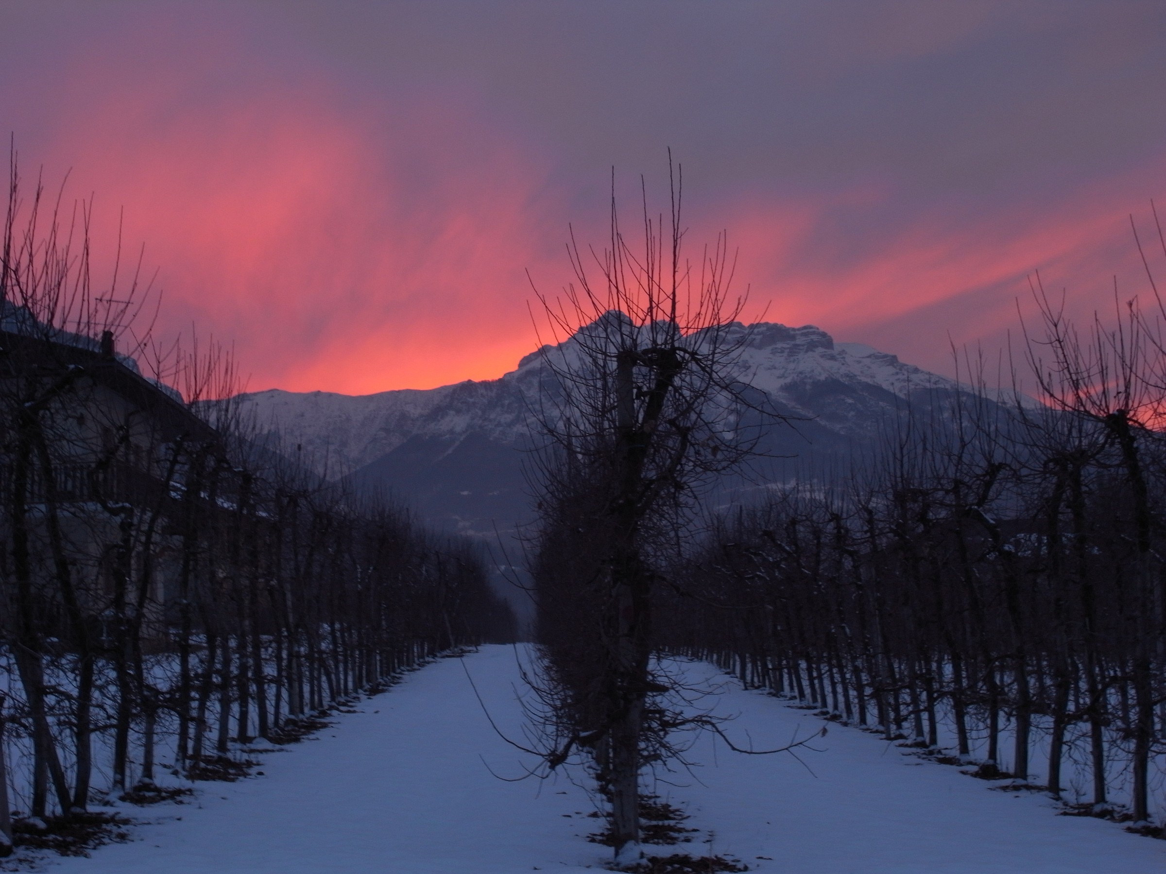 Tramonto in Vigolana