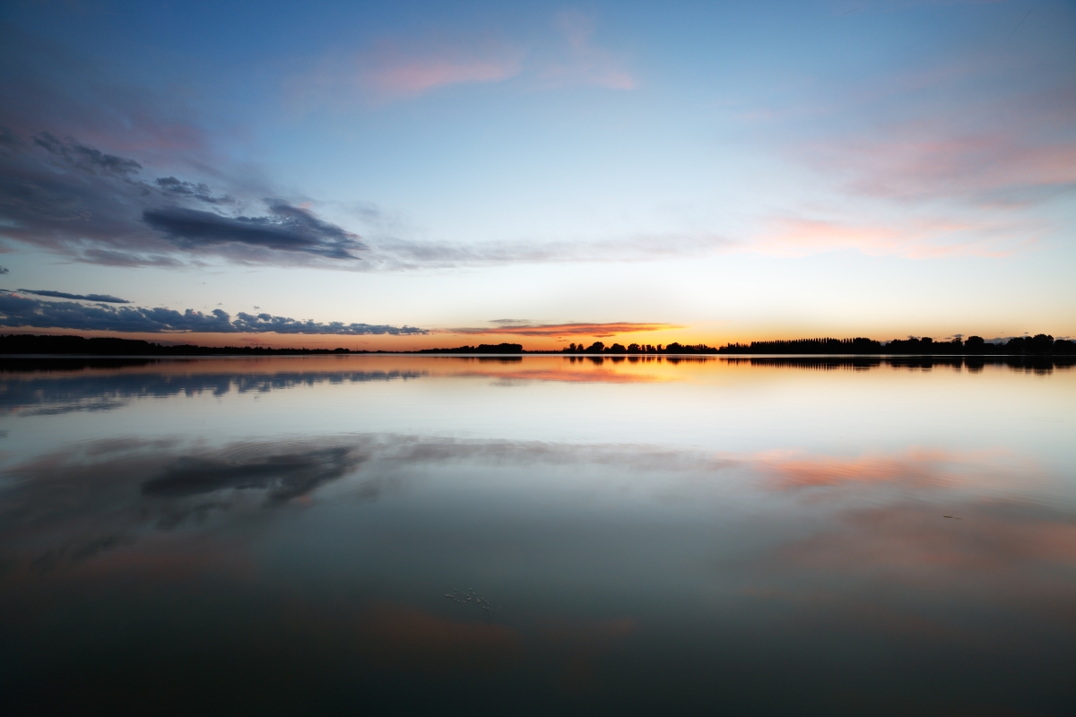 Mantua, sunset on Lake Superior