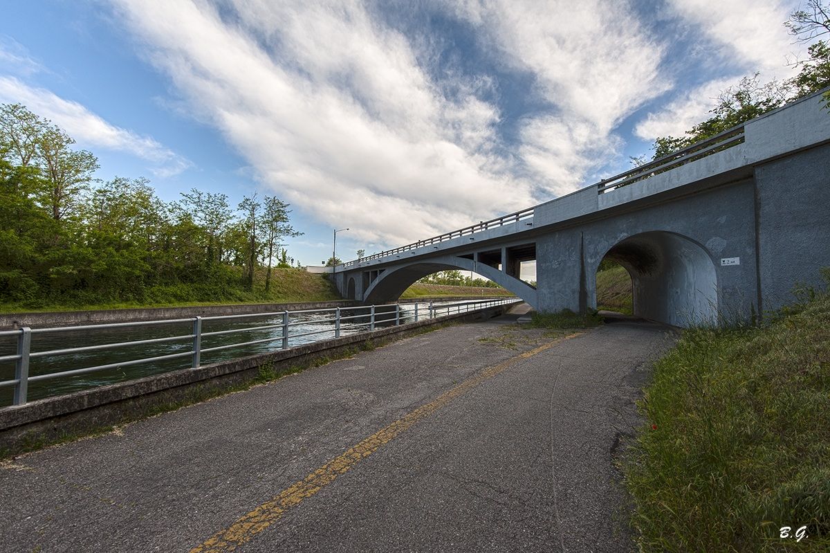 Bridge over the canal Elena