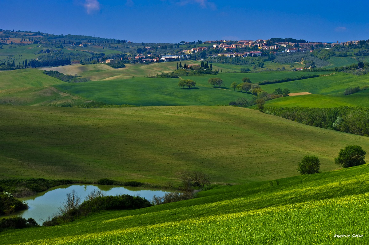 Val d'Orcia - San Quirico d'Orcia (contrast)