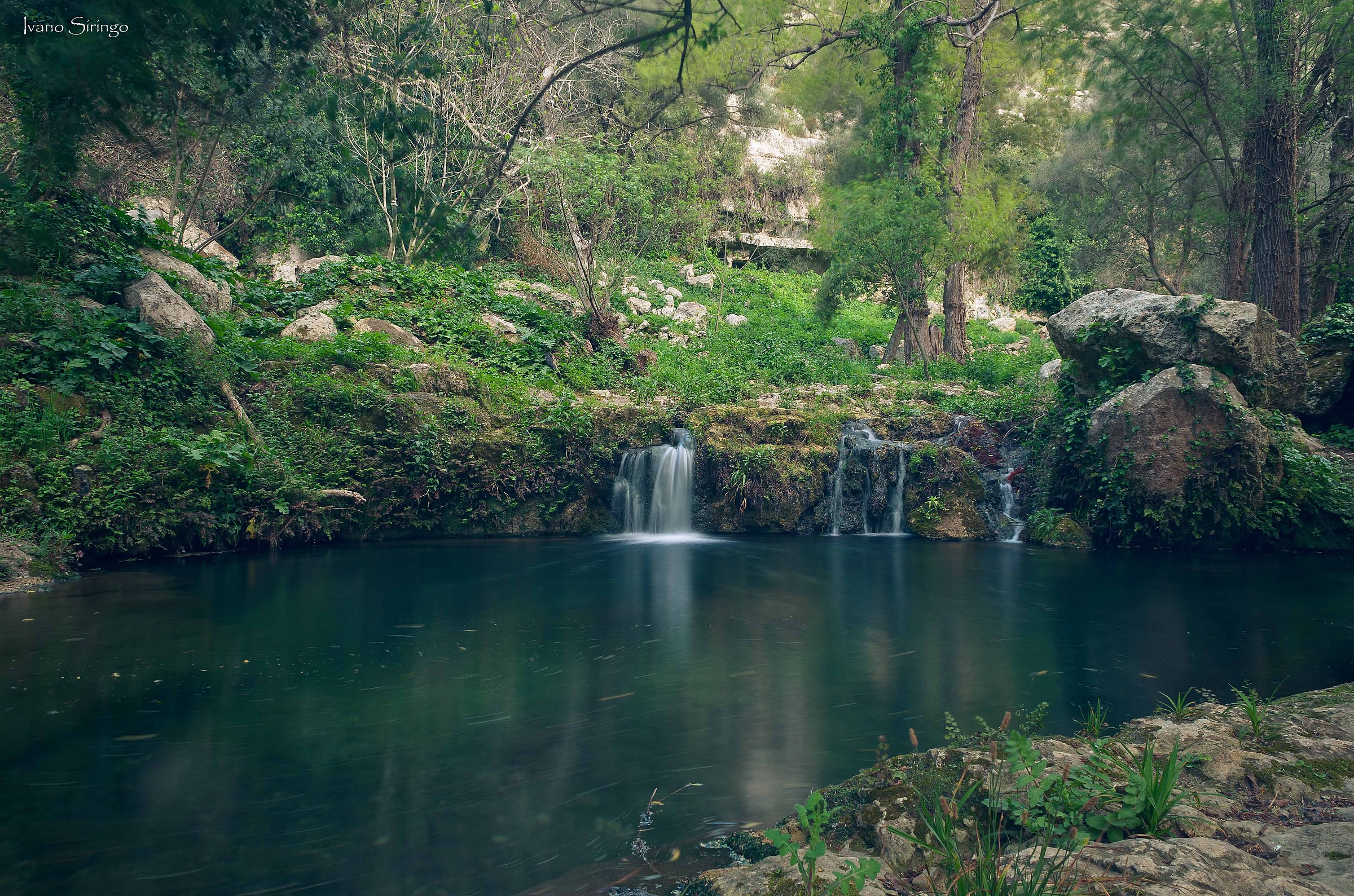 Small river in the hollow of Noto Antica
