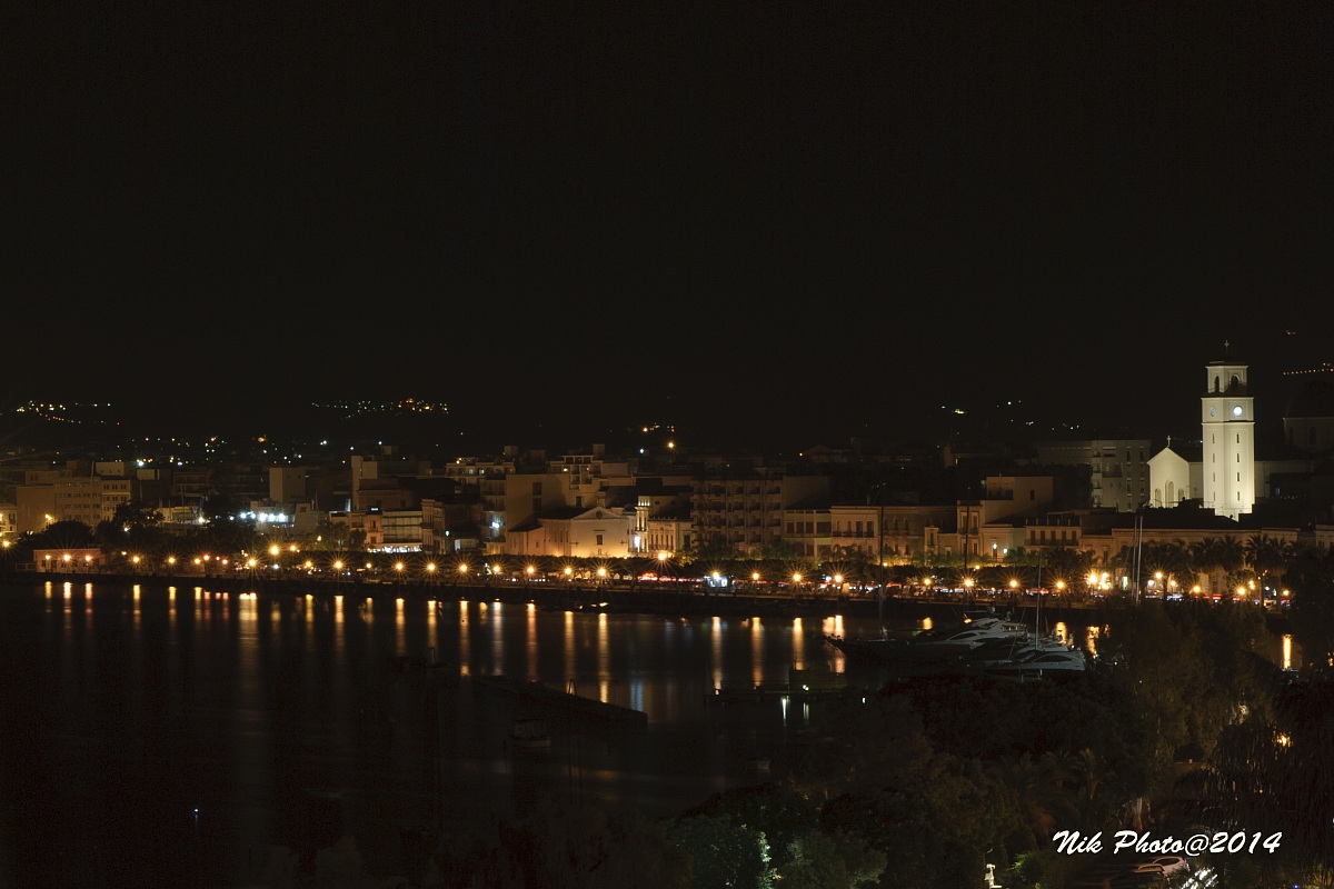 Marina di Milazzo by night