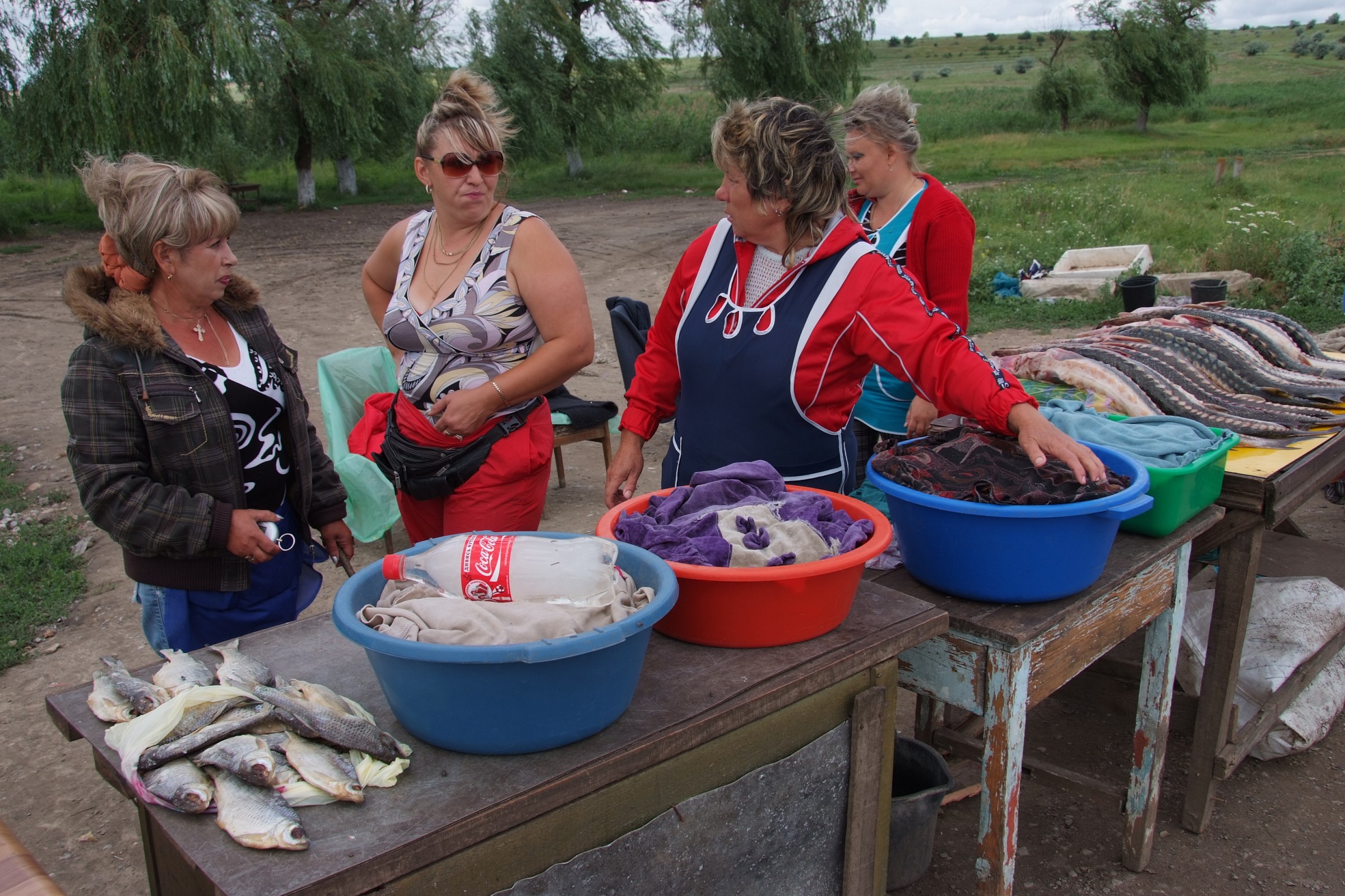 waiting for customers