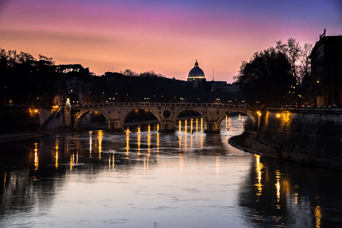 Tiber at dusk