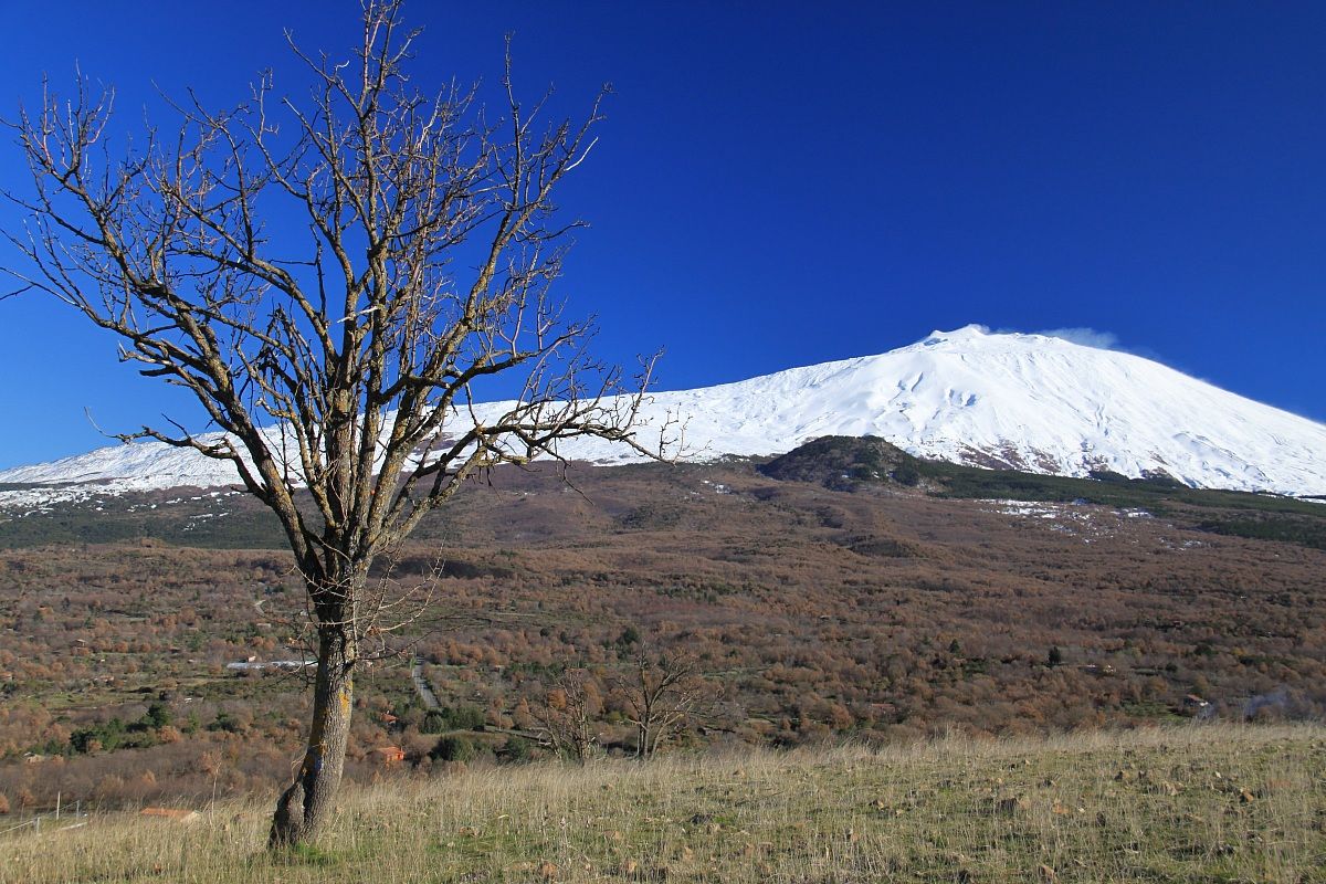 Etna vista dal monte pizzo