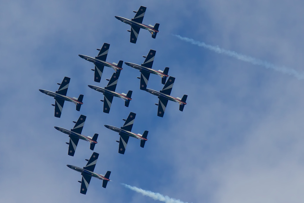 In formazione rovesciata