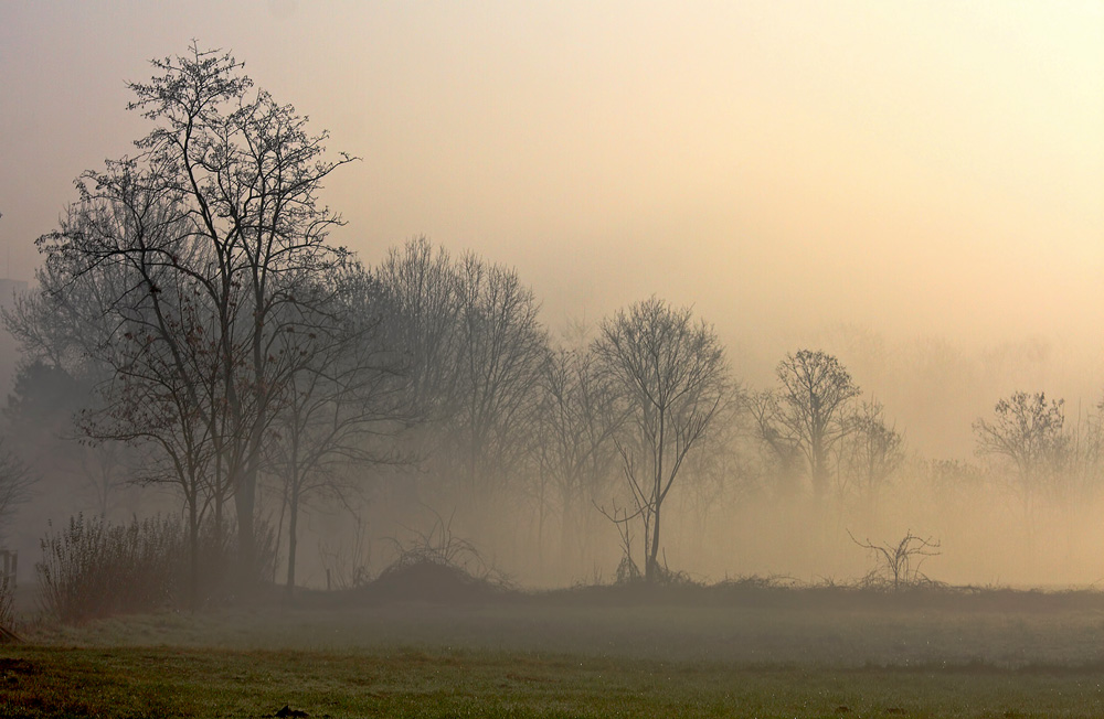 The sun around the corner