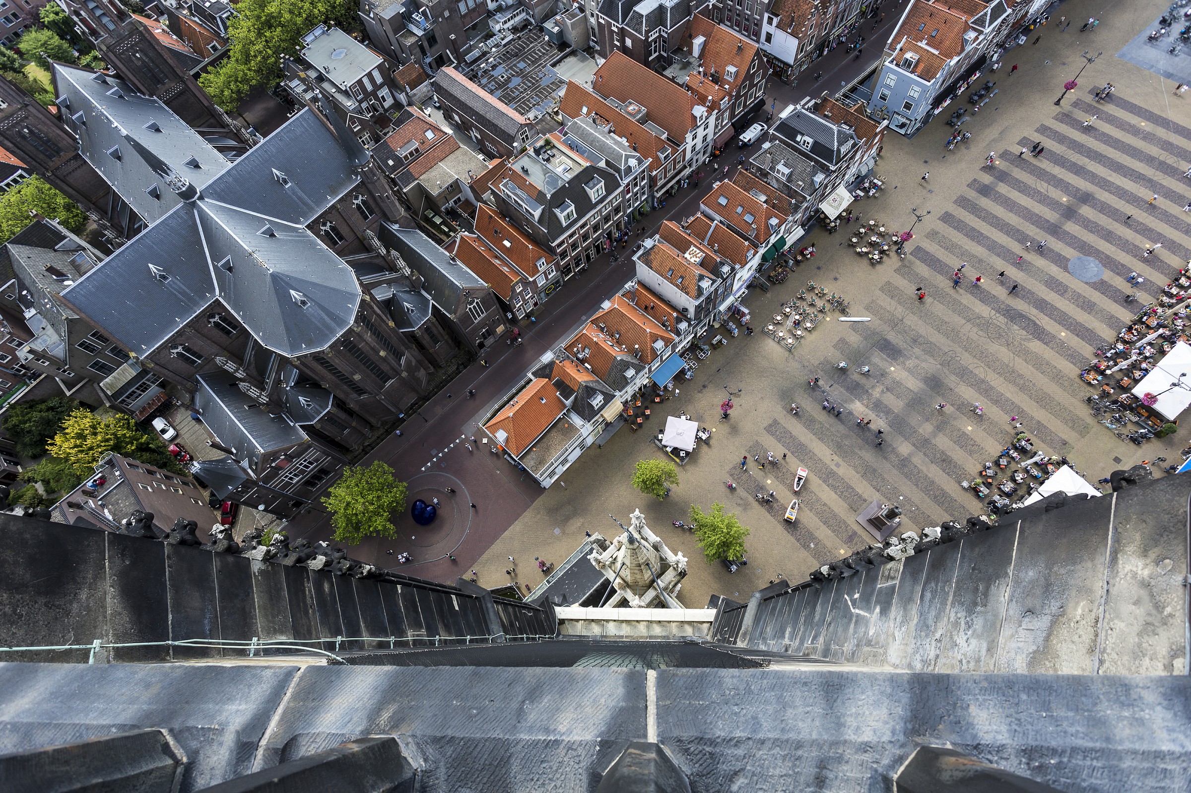 Delft from above the square
