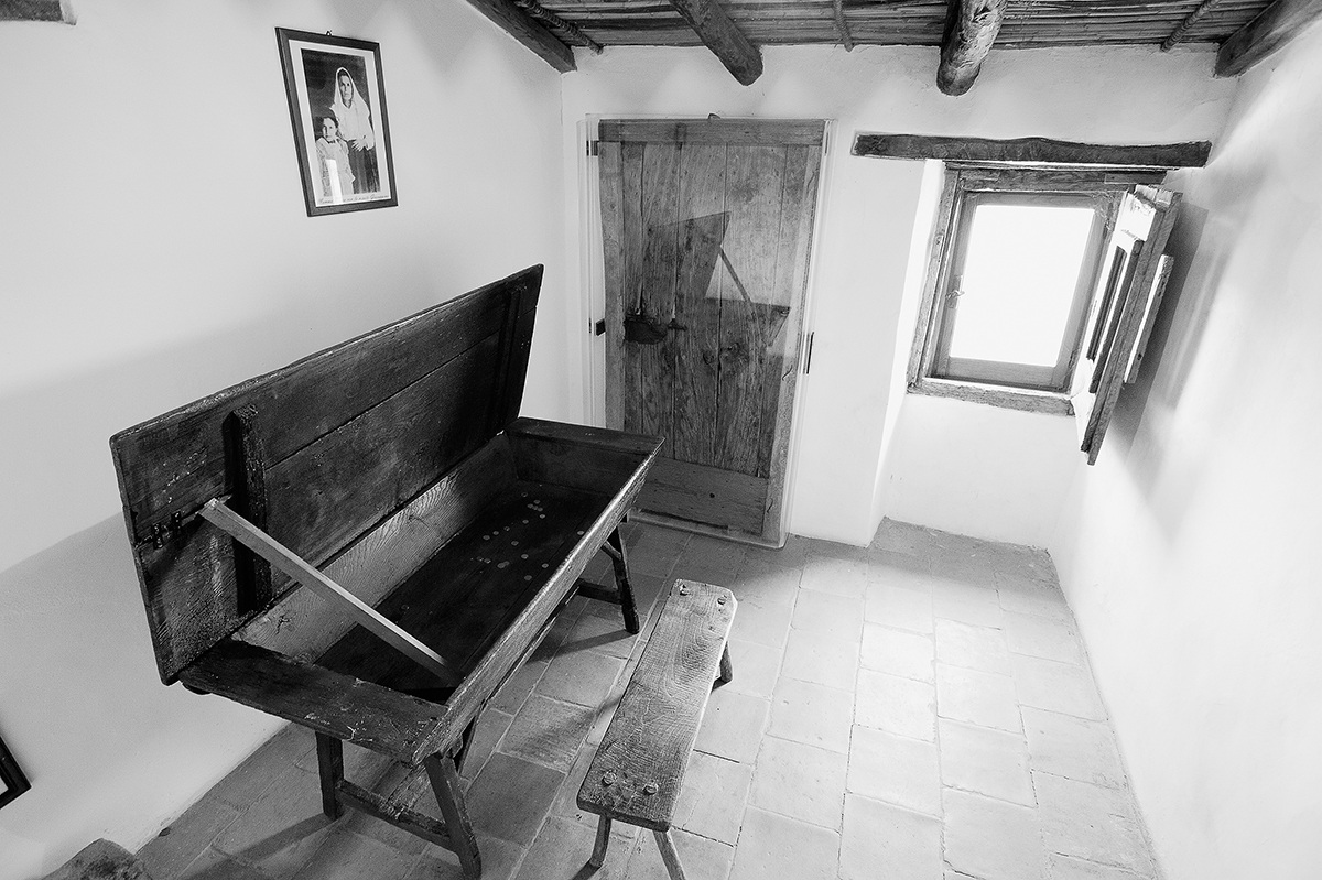 Stanza in cui ha vissuto il Santo