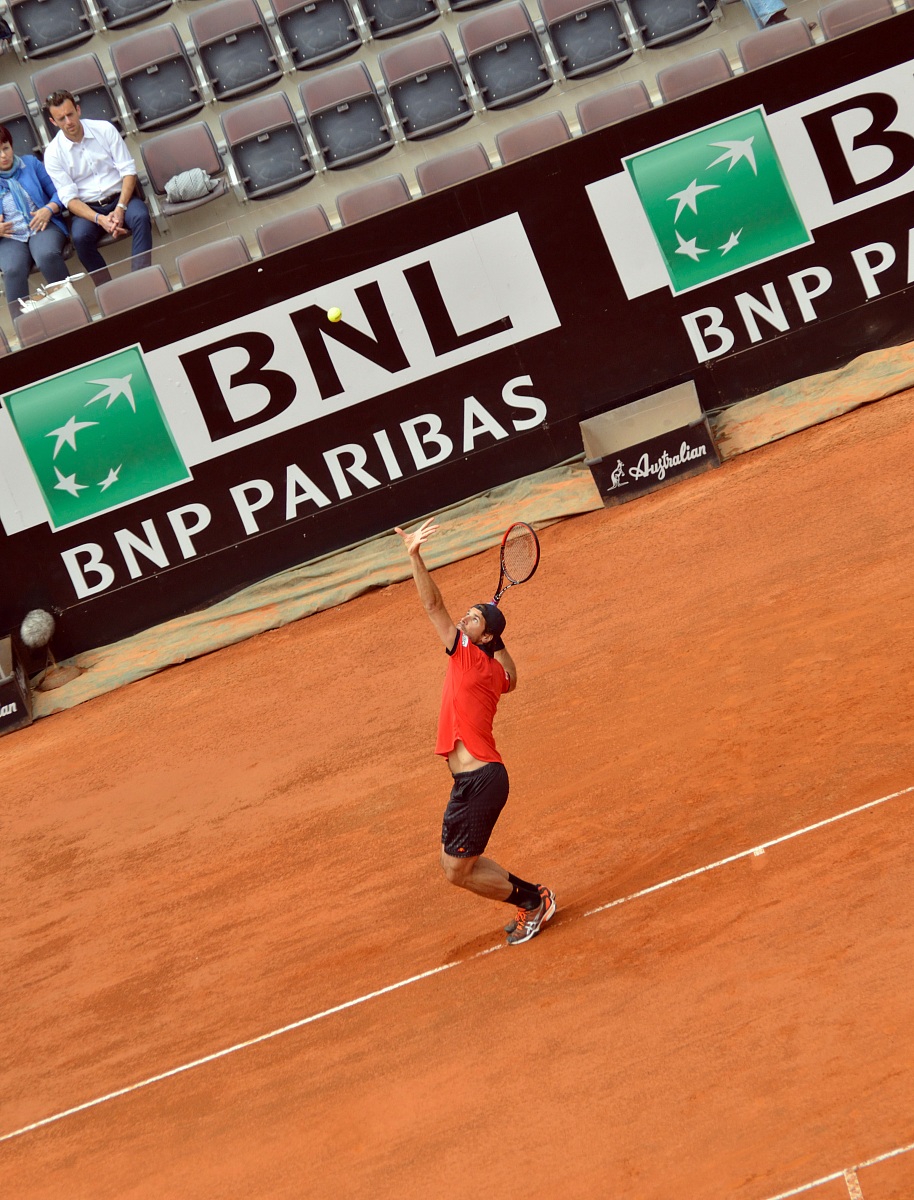 Tommy Haas at the service