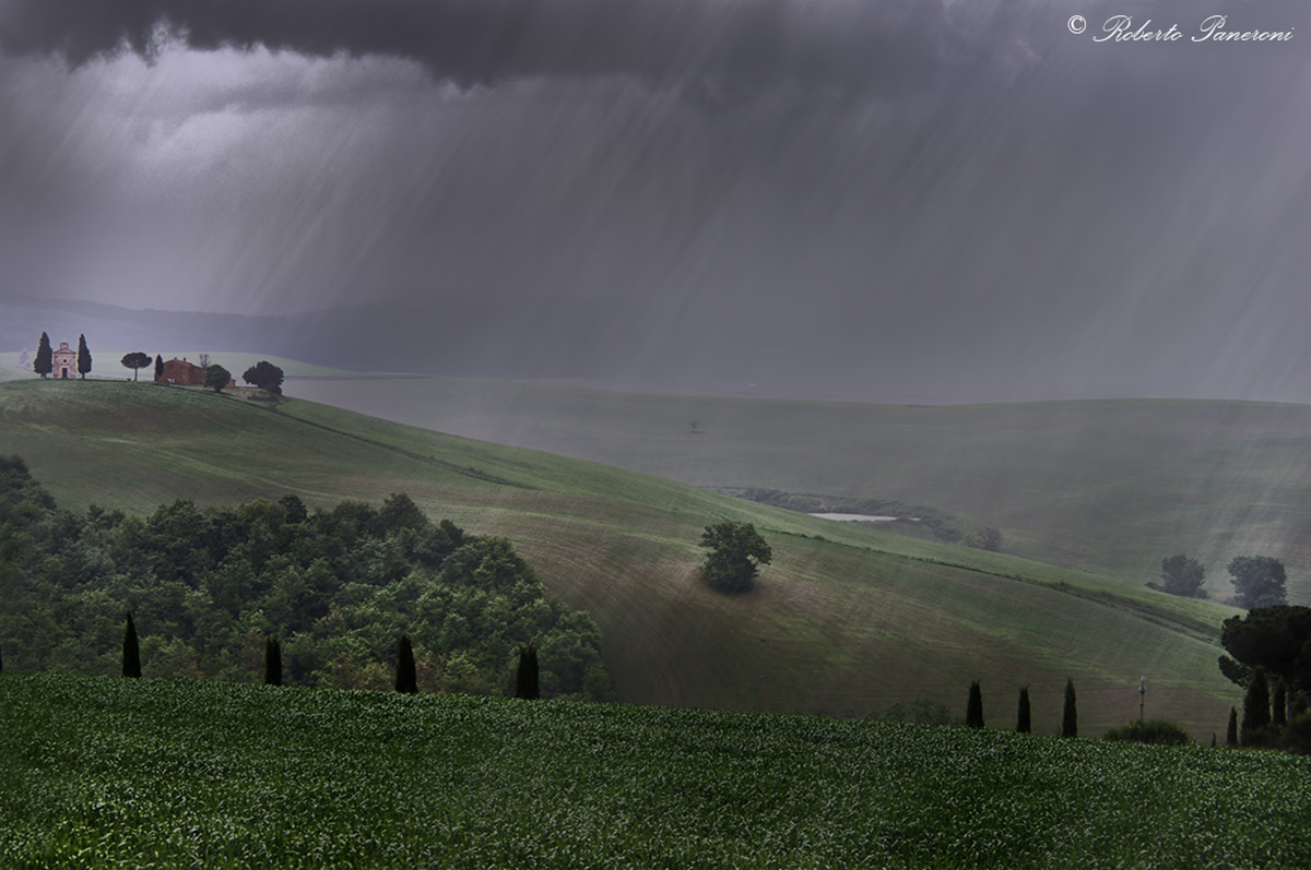 Vitaleta under the rain