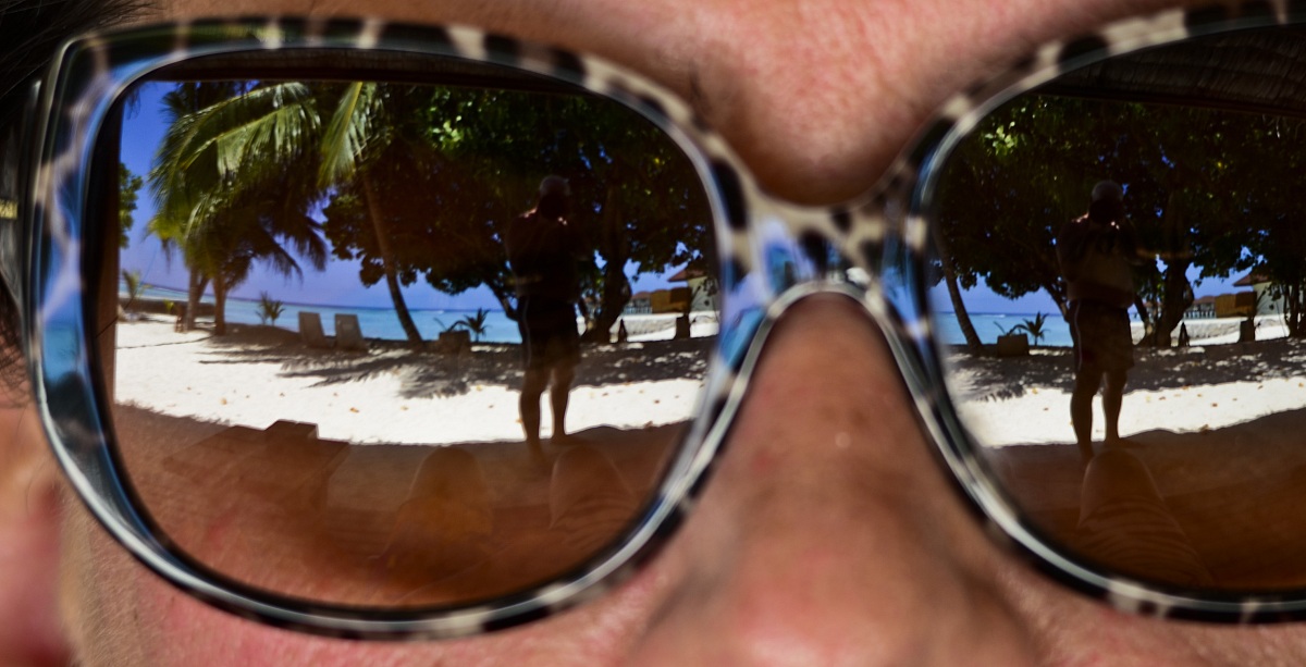 Selfie al contrario....