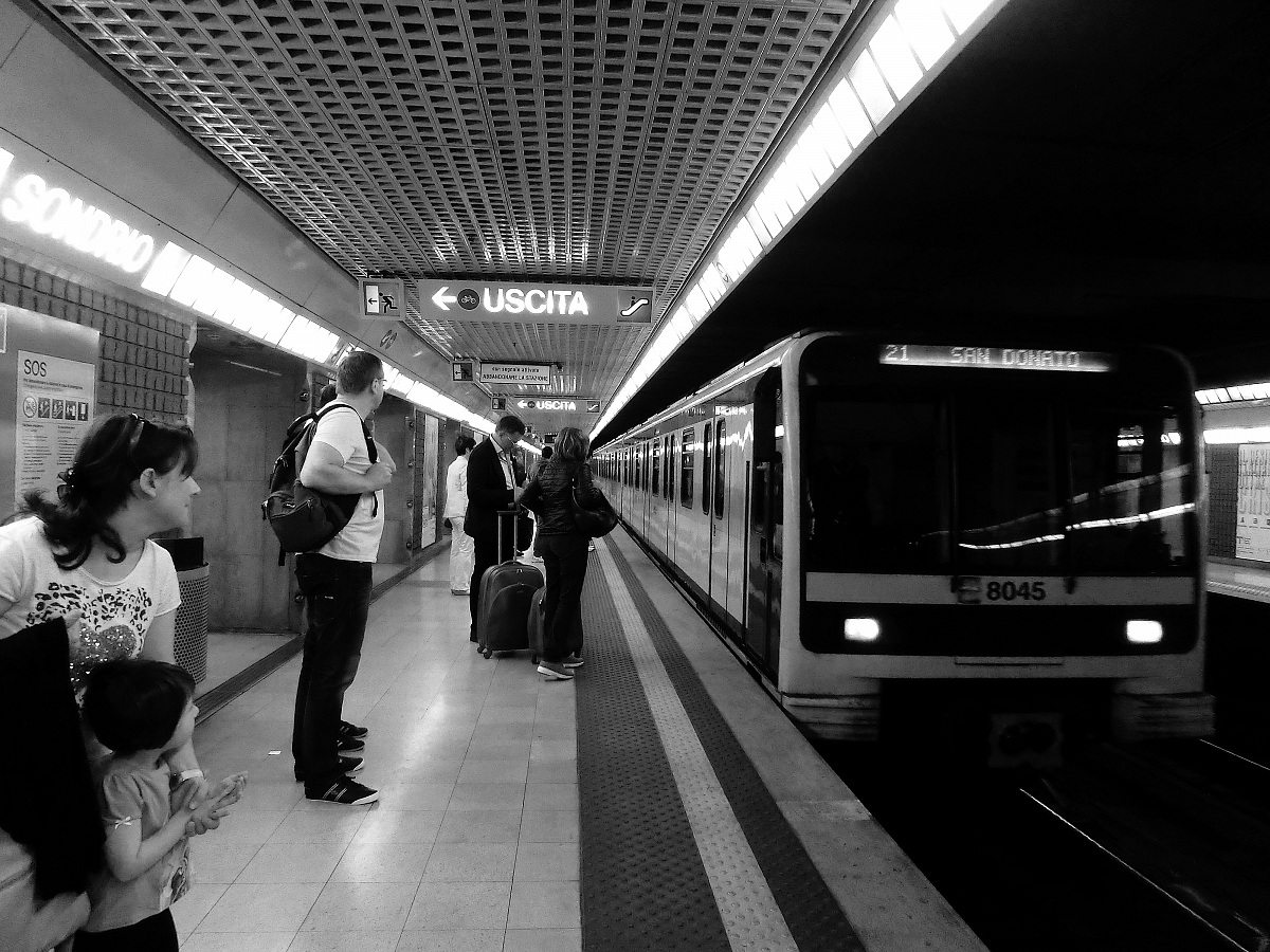 waiting for the subway