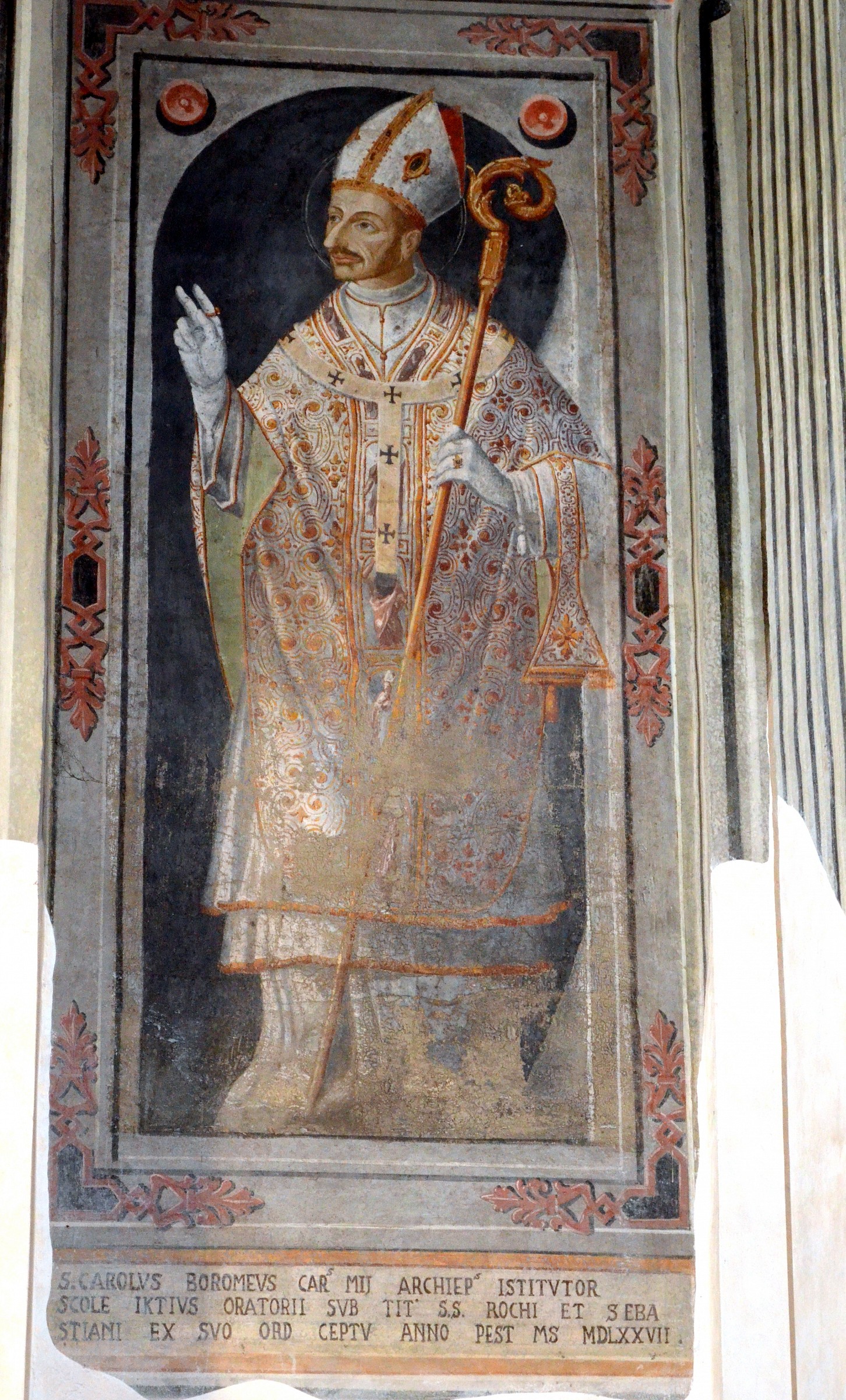 S.Caerlo Borromeo church of the sixteenth century S.Rocco Se...