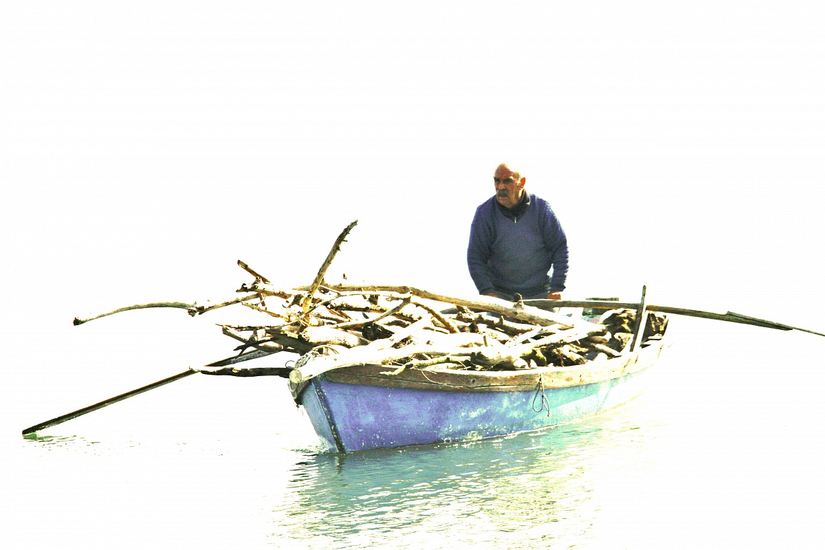 l'uomo della barca