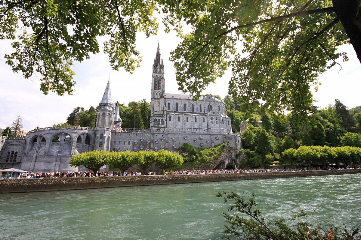 A lovely view of Lourdes